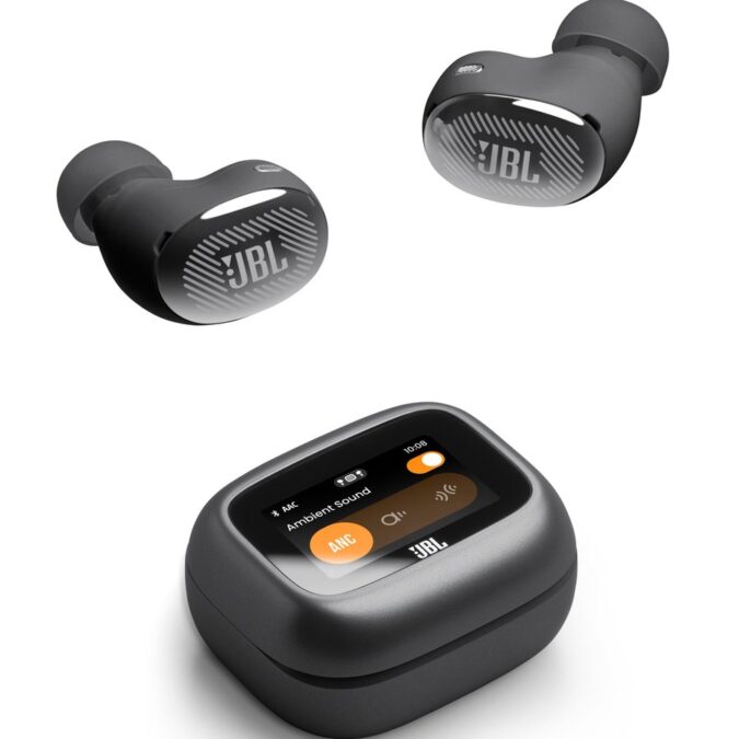 JBL LIVE BUDS 4(ブラック)の本体とスマート充電ケース