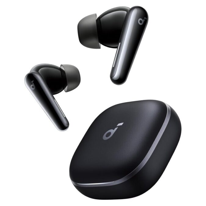 Anker Soundcore Liberty 5(ブラック)の本体と充電ケース